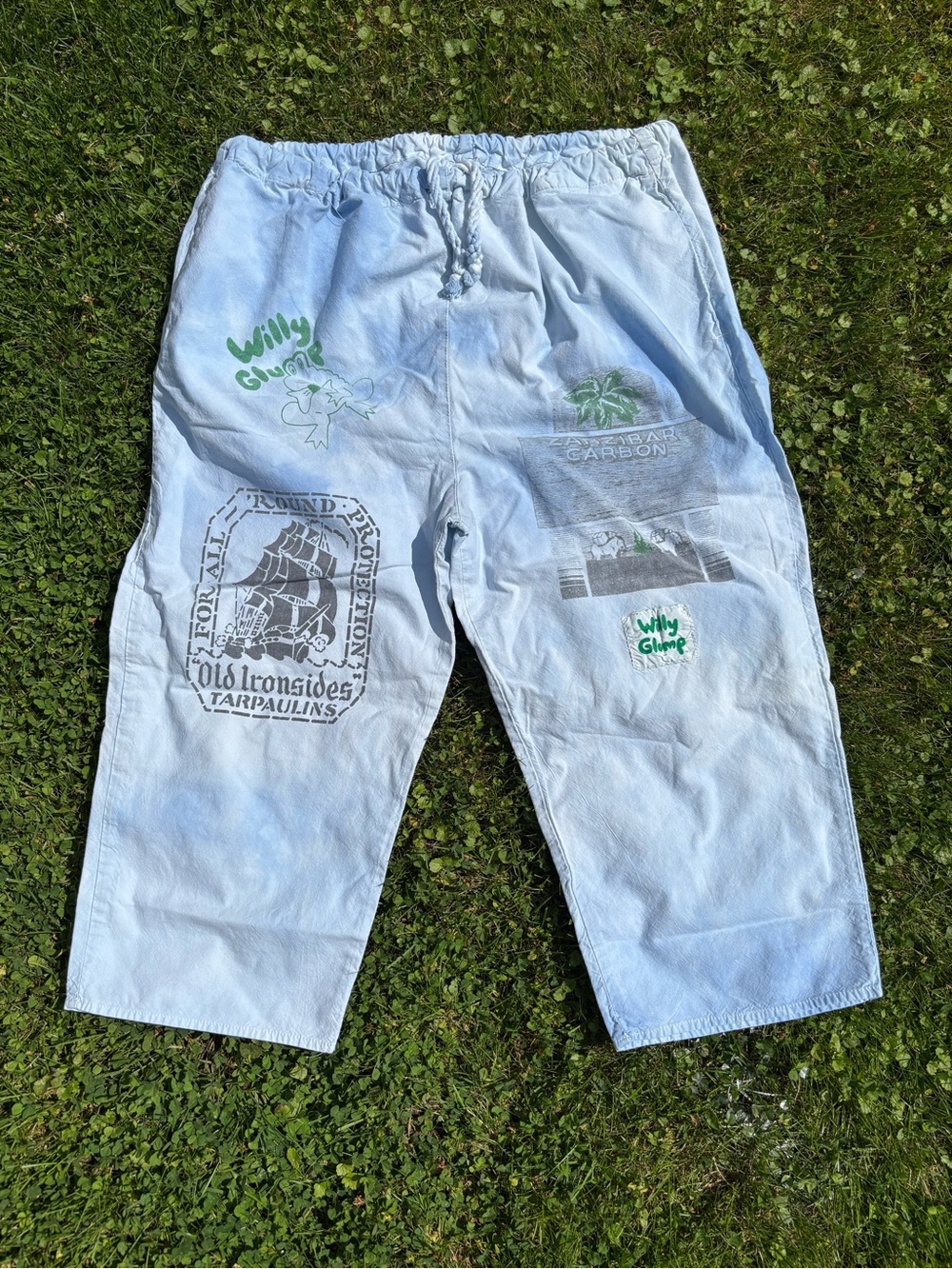 Vintage 90s Willy Glump Unisex tie dye Graphic Pants – Made in Canada